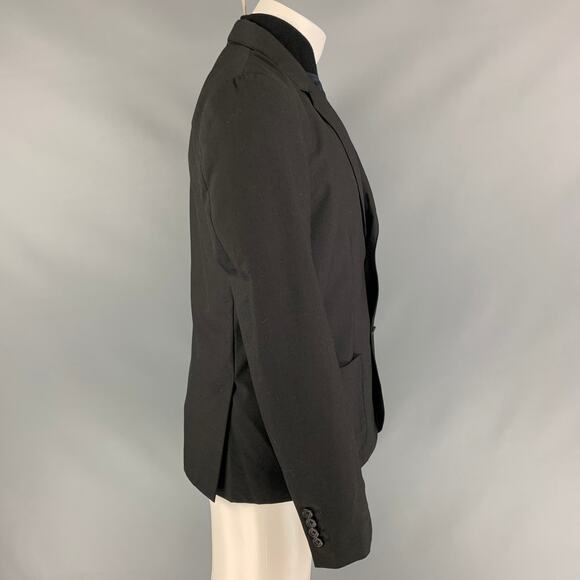 MARC by MARC JACOBS Size L Black & Navy Polyester Blend Jacket - Picture 3 of 6